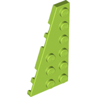 Lego destička šikmá 6x3 klín levý, limetková (4586276, 6146954)